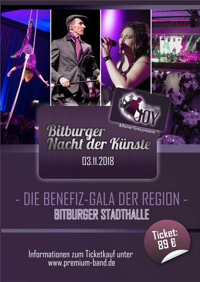Bitburger Nacht der Künste - Musik-Dinner-Varieté